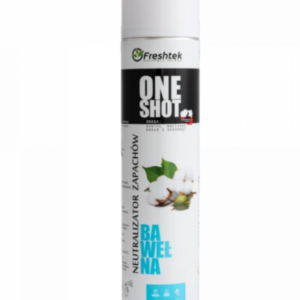 Freshtek ONE SHOT sprej. COTTON 600ml - neutralizátor zápachu