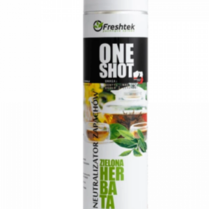 Freshtek ONE SHOT sprej se ZELENÝM čajem 600ml - neutralizátor zápachu